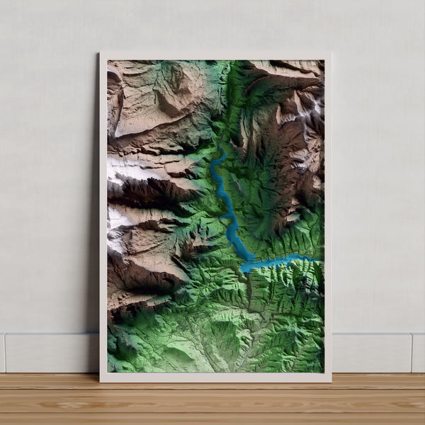 CERCS. Mapa artístic del relleu local.