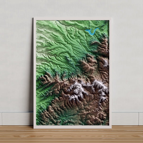 TIVISSA. Mapa artístic del relleu local.