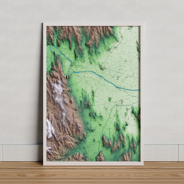 ULTRAMORT. Mapa artístic del relleu local.