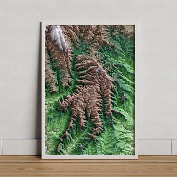 VIVER I SERRATEIX. Mapa artístic del relleu local.
