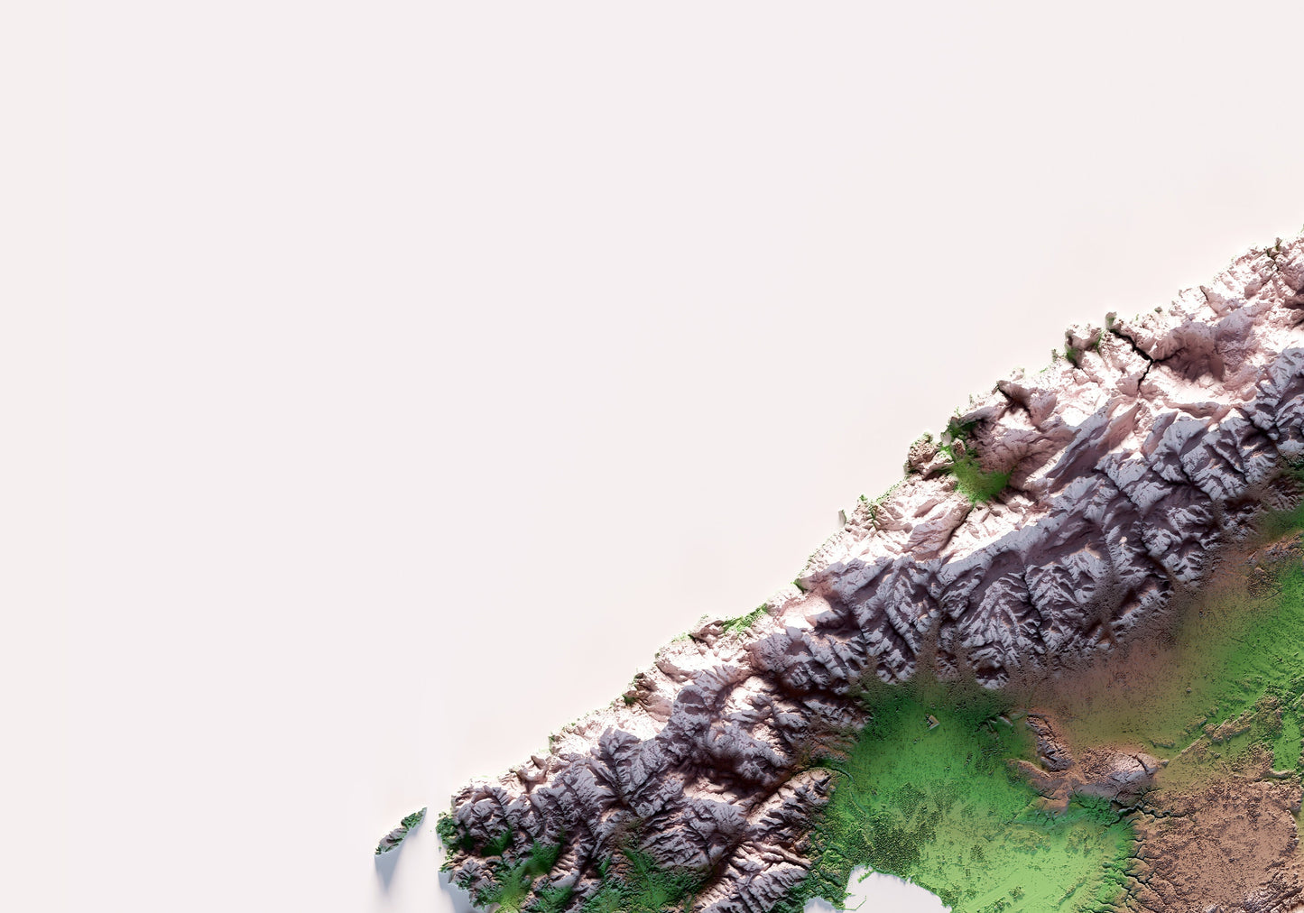 MALLORCA. Mapa de relleu.