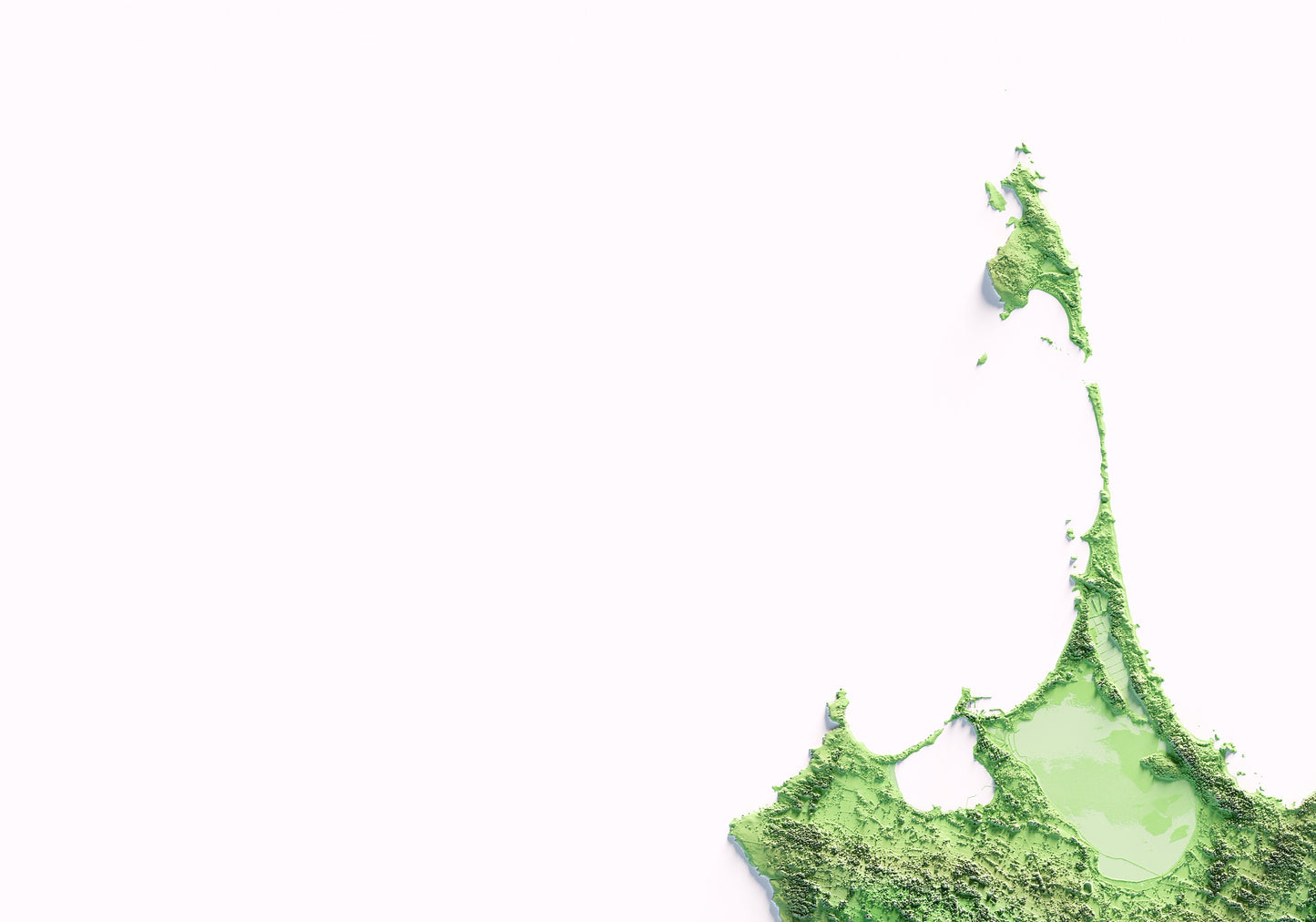 FORMENTERA. Mapa de relleu.