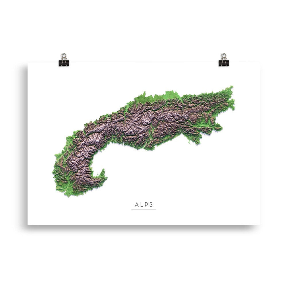 ELS ALPS. Mapa artístic.