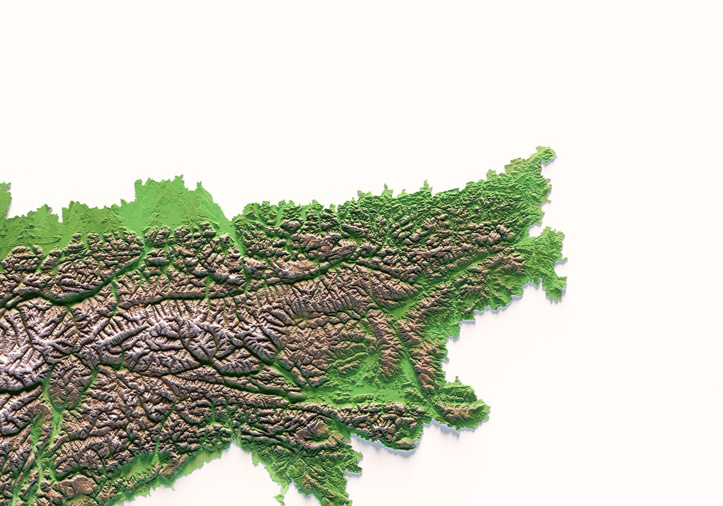 ELS ALPS. Mapa artístic.