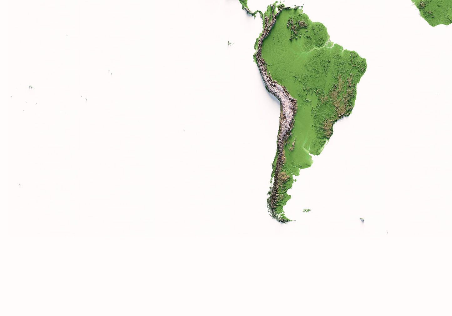 MAPAMUNDI. Mapa de relleu.