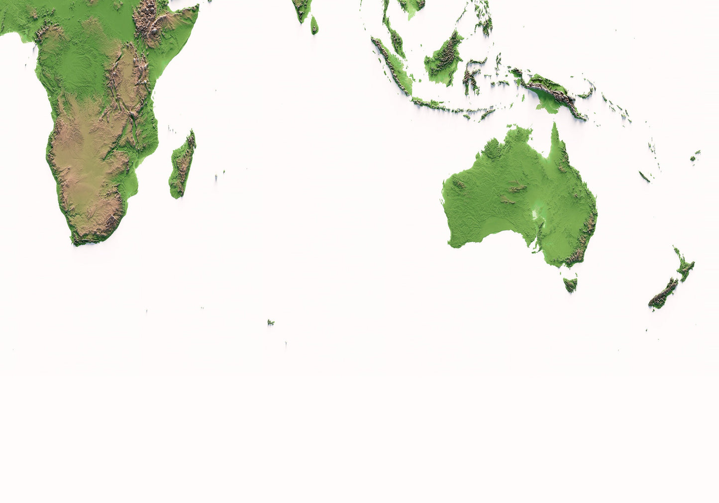 MAPAMUNDI. Mapa de relleu.