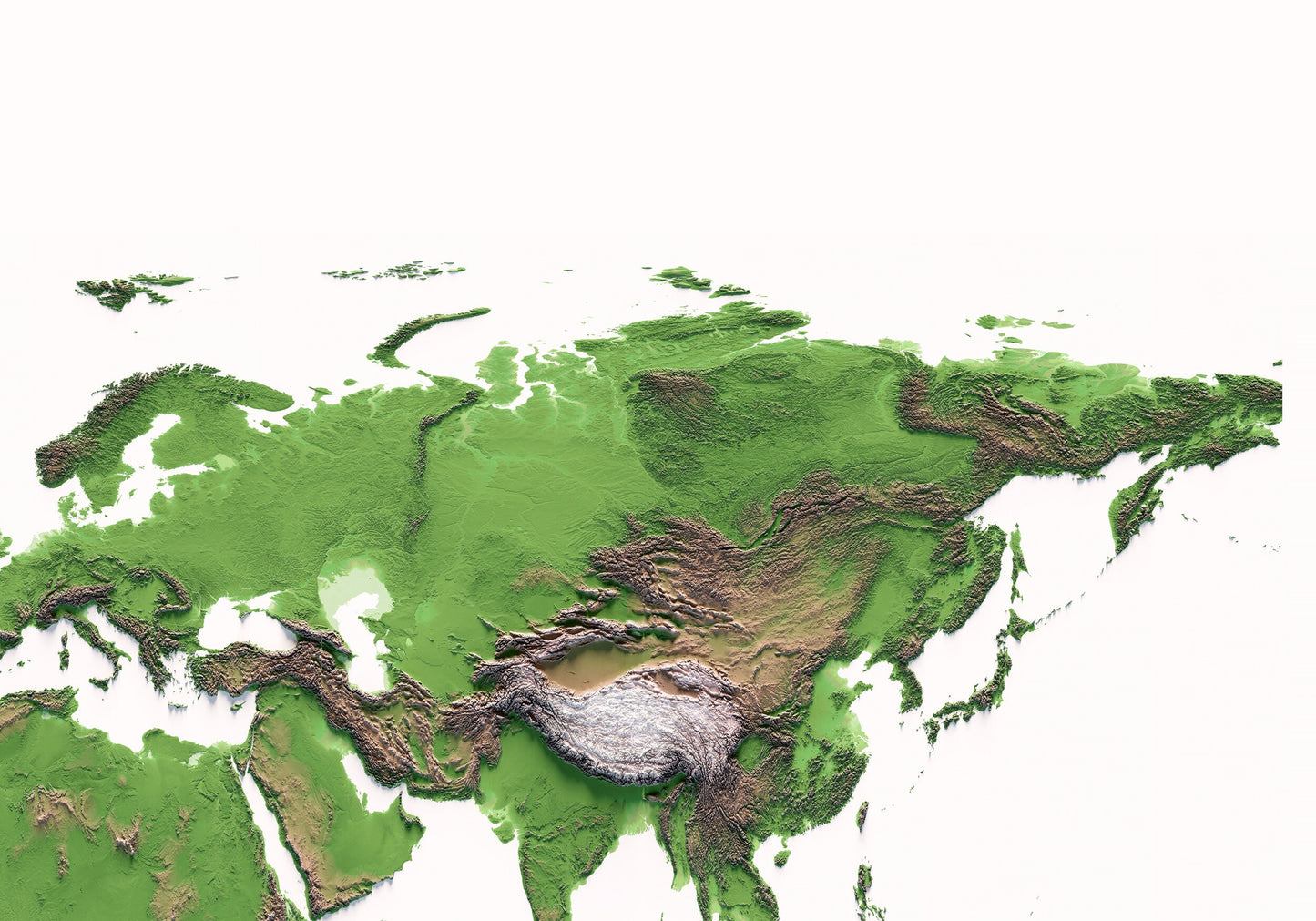 MAPAMUNDI. Mapa de relleu.