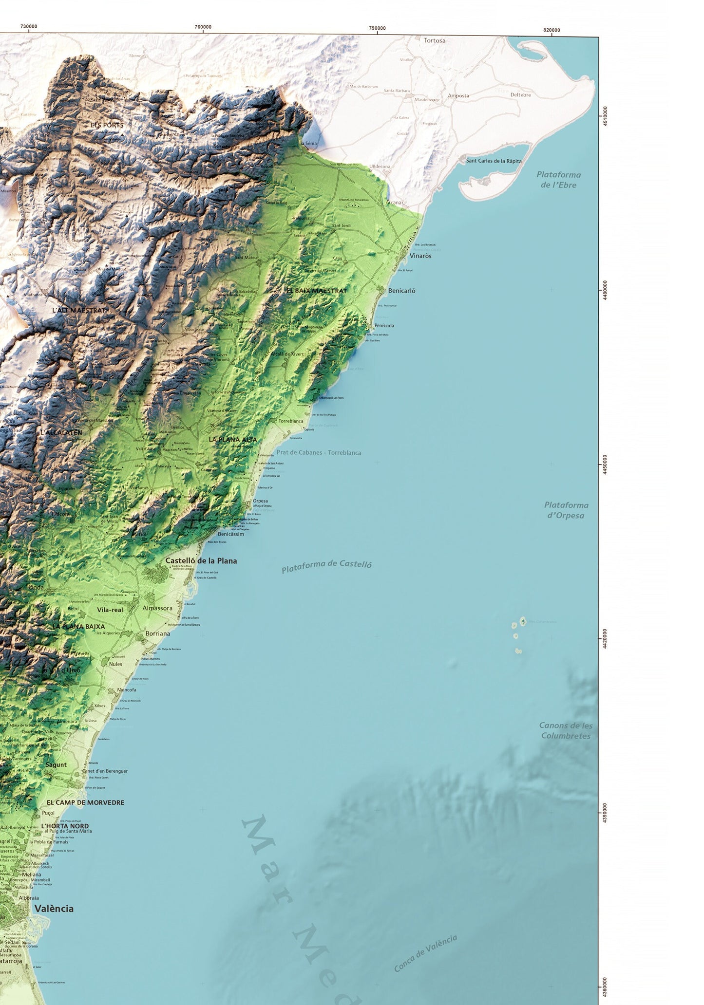 EL PAÍS VALENCIÀ. Versió amb el mar blau.