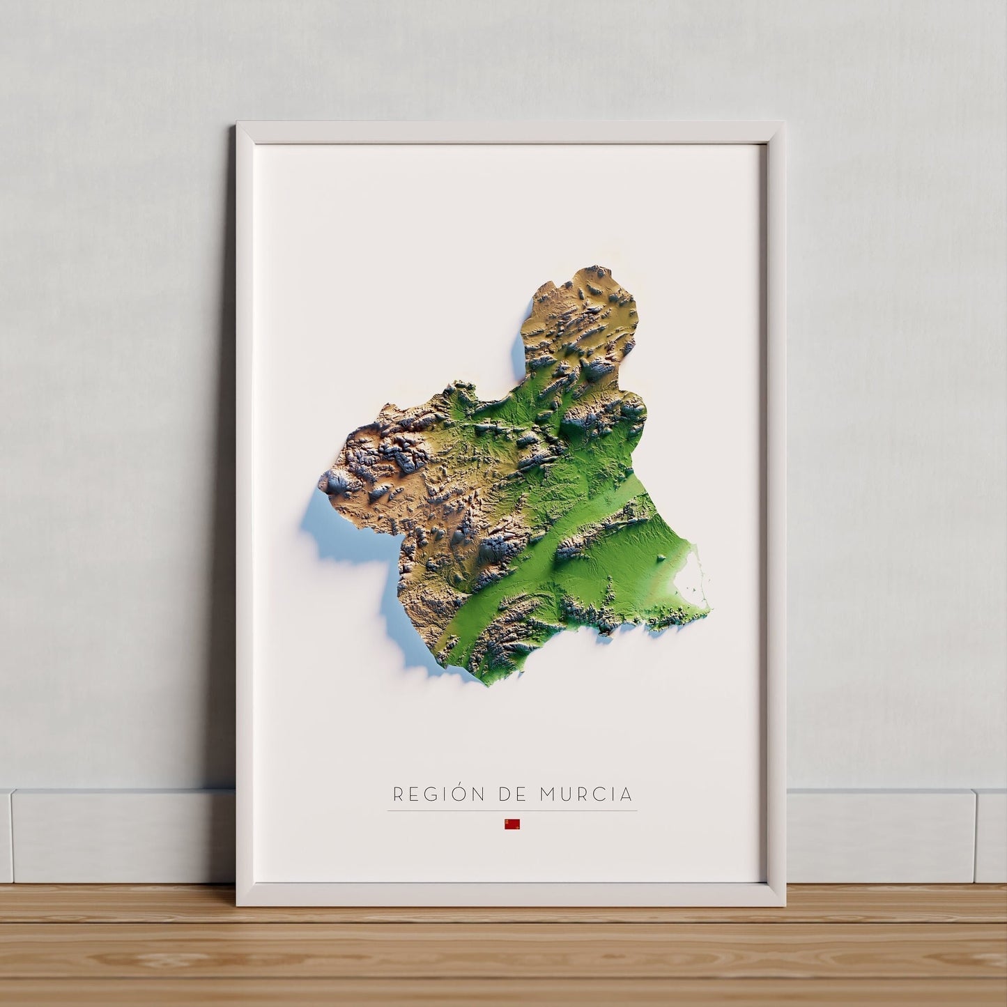 REGIÓN DE MURCIA. Mapa de relieve.