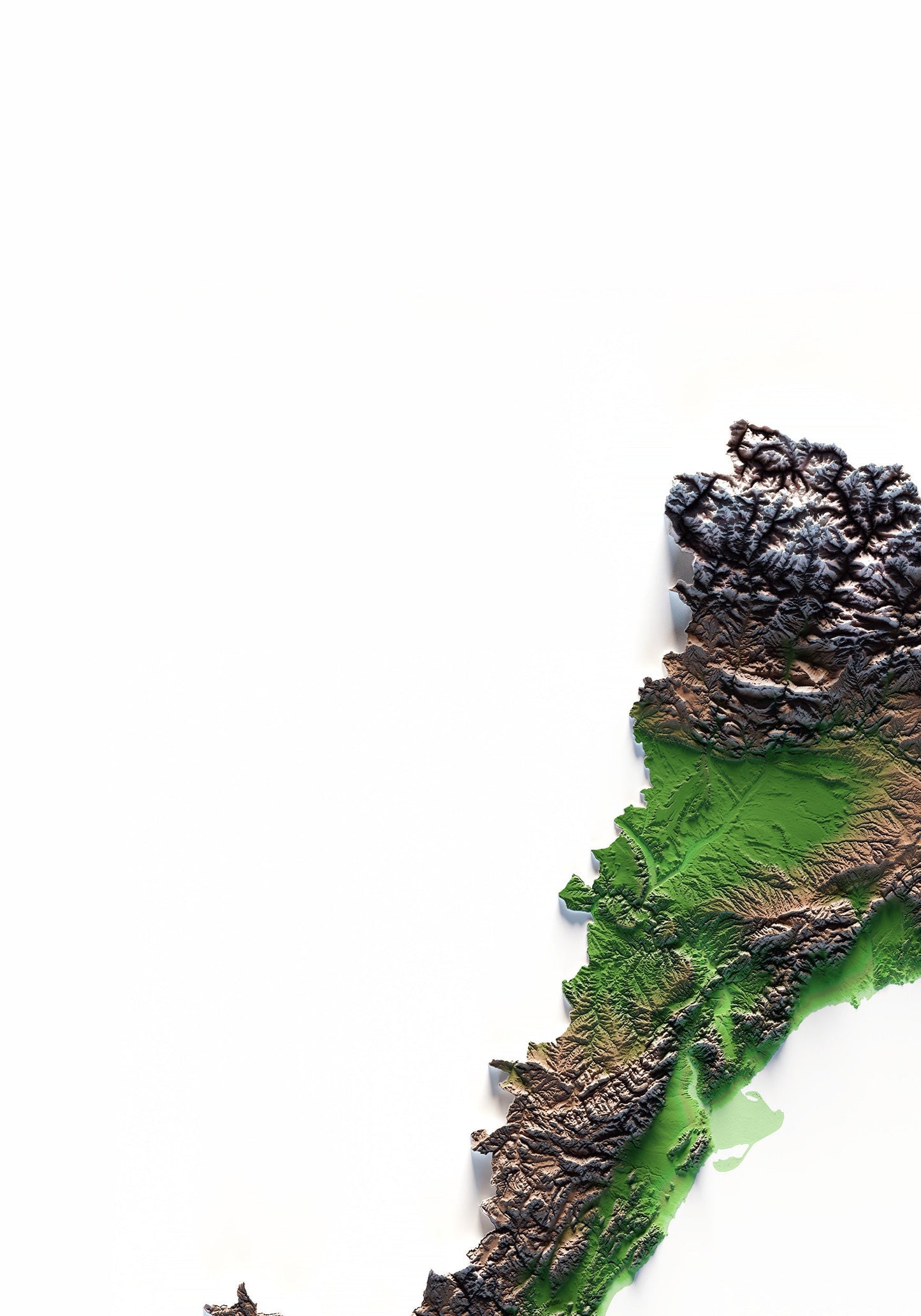 PAÏSOS CATALANS. Mapa de relleu.