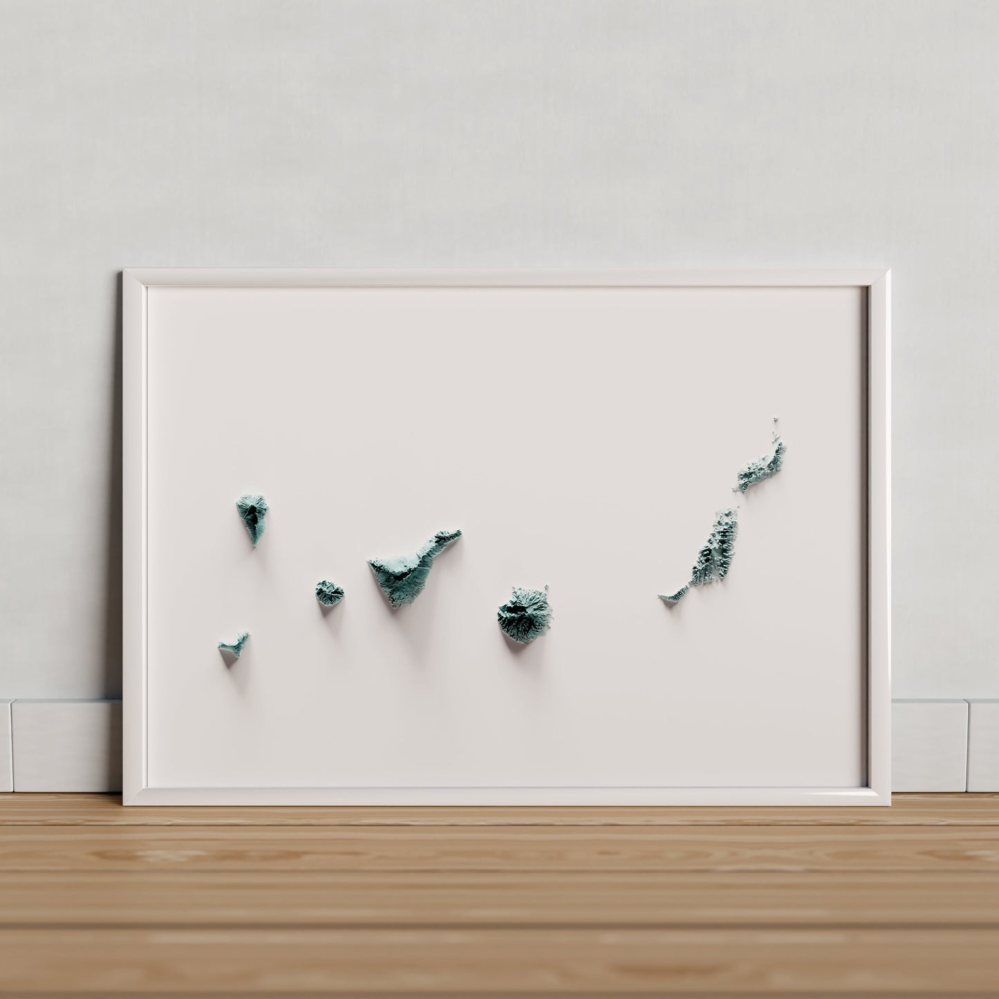 ISLAS CANARIAS. Mapa artístico.