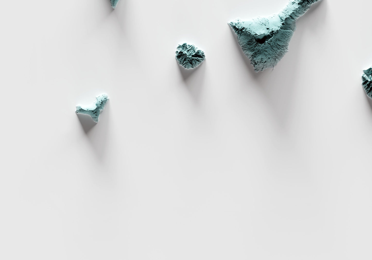 ISLAS CANARIAS. Mapa artístico.