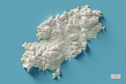 Edició octubre 2026 · Mapa topogràfic de Eivissa, Cartogràfic, 61 × 91 cm: mapa complet.