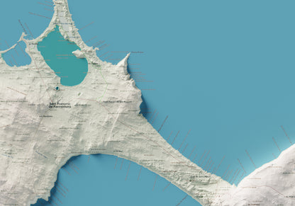 Edició octubre 2026 · Mapa topogràfic de Formentera, Cartogràfic, 70 × 100 cm: detall central.