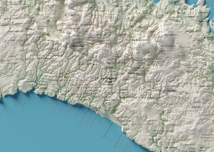 Edició octubre 2026 · Mapa topogràfic de Menorca, Cartogràfic, 50 × 70 cm: detall central.