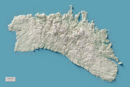 Edició octubre 2026 · Mapa topogràfic de Menorca, Cartogràfic, 61 × 91 cm: mapa complet.
