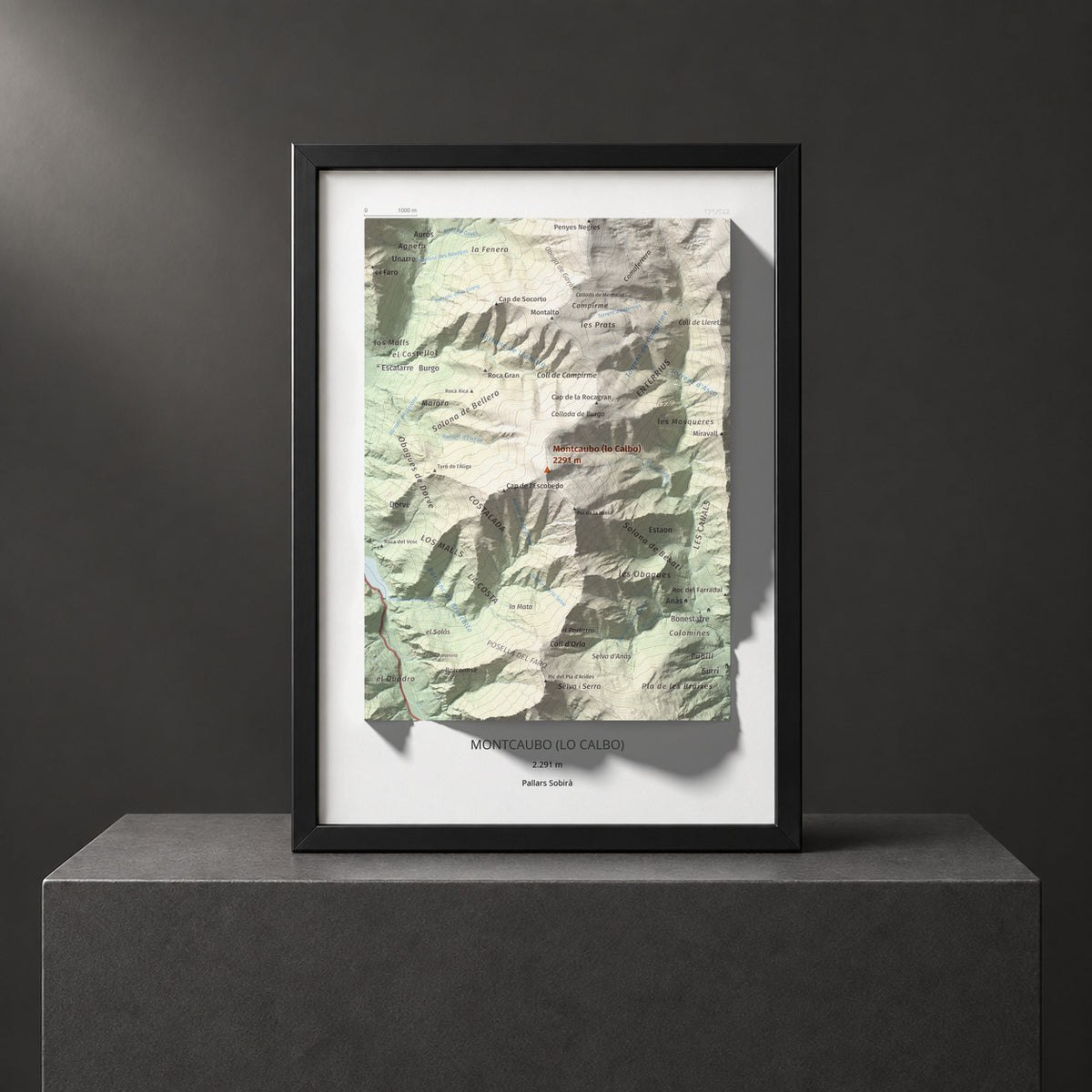 MONTCAUBO (LO CALBO) - 171/522 - Colección artística 100 cims
