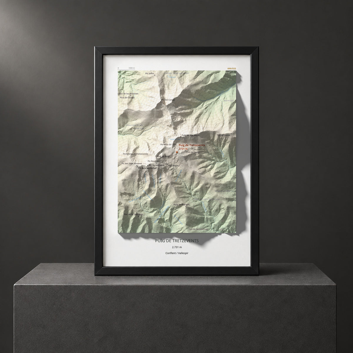 PUIG DE TRETZEVENTS - 099/522 - Colección artística 100 cims