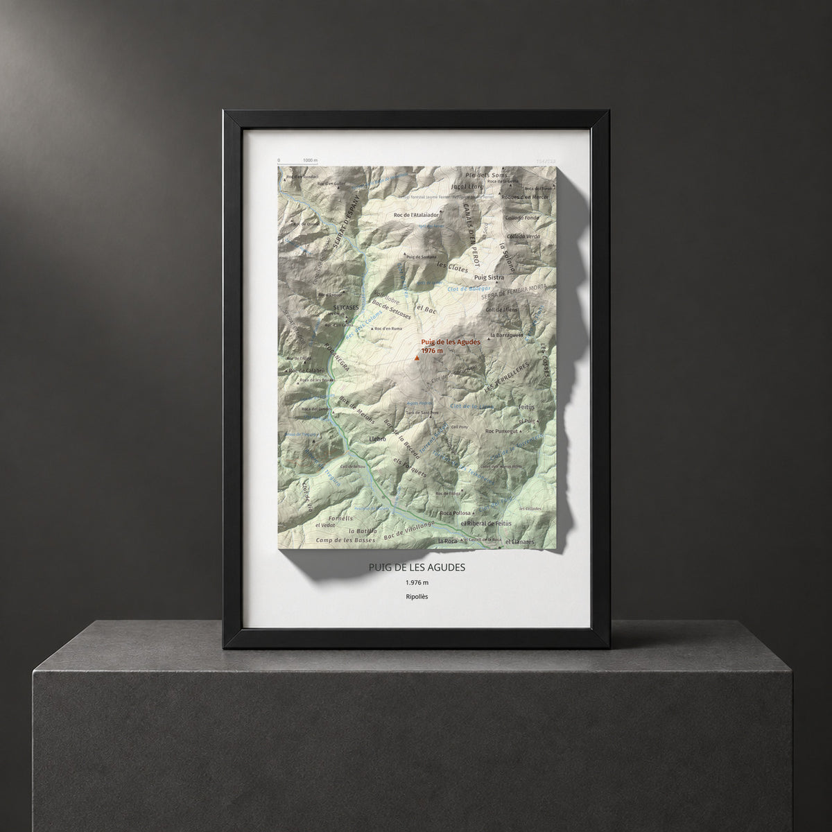 PUIG DE LES AGUDES - 194/522 - Colección artística 100 cims