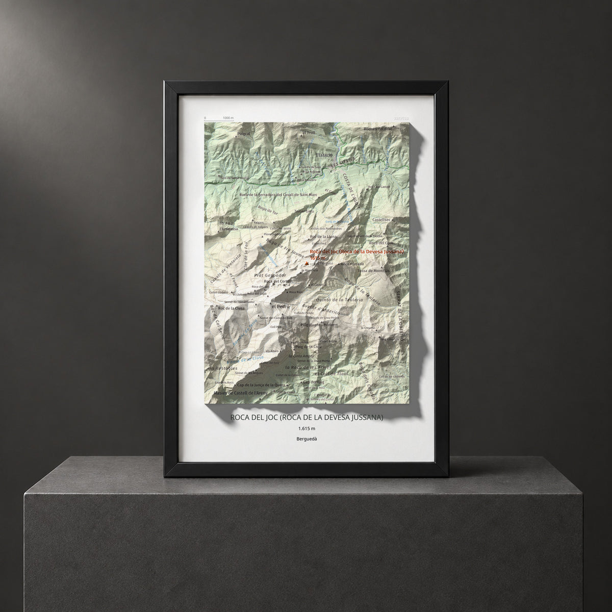 ROCA DEL JOC (ROCA DE LA DEVESA JUSSANA) - 225/522 - Colección artística 100 cims