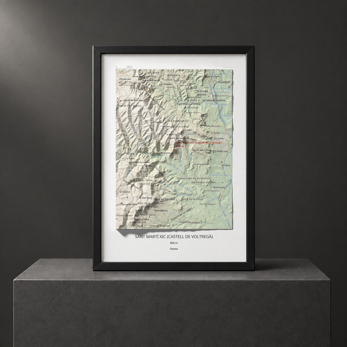 SANT MARTÍ XIC (CASTELL DE VOLTREGÀ) - 362/522 - Colección artística 100 cims