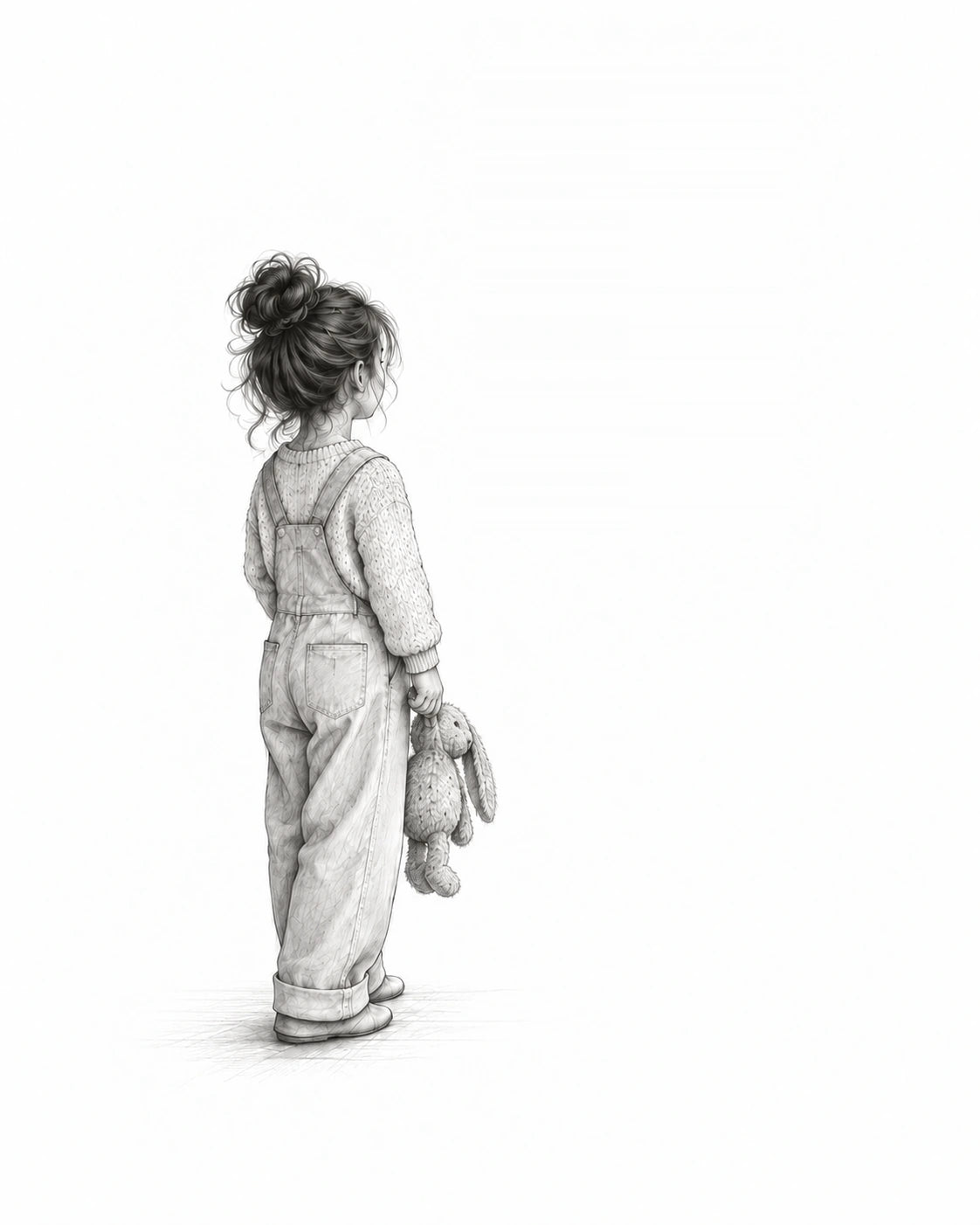 Girl with rabbit