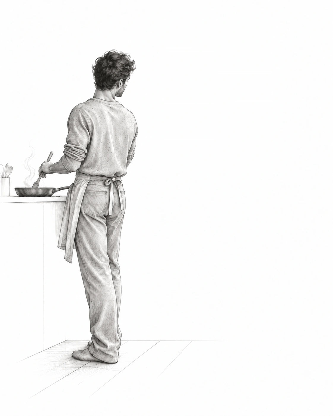 Man cooking