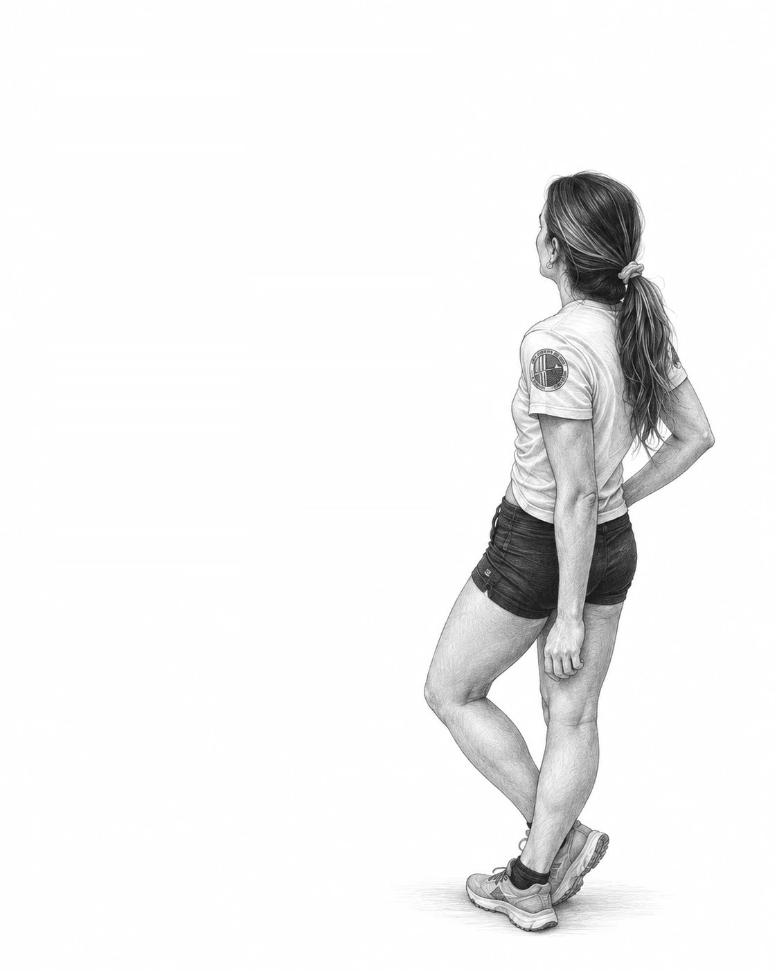 Woman in sportswear