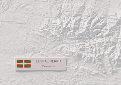 Euskal Herria, Cartogràfic, 21 × 30 cm: detall inferior esquerre.