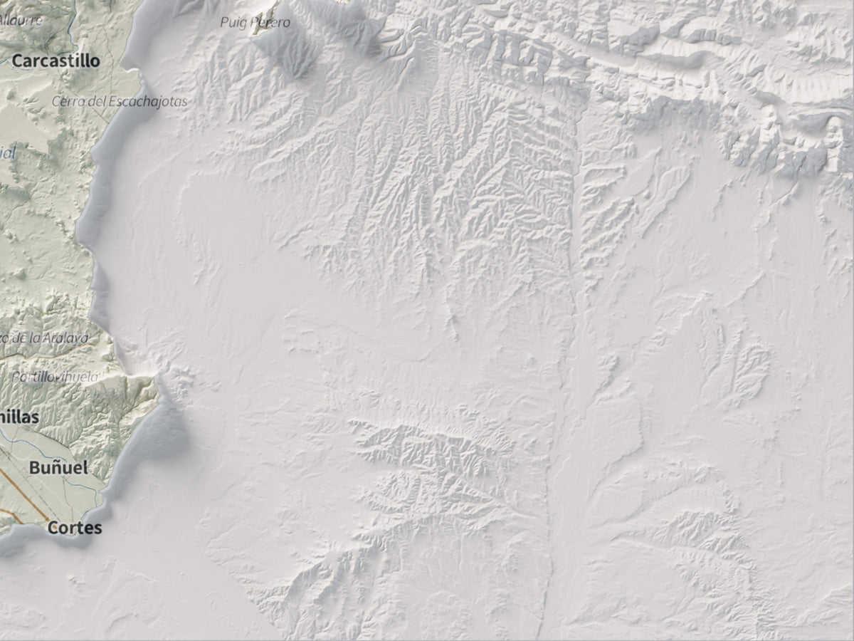 Euskal Herria, Cartogràfic, 30 × 40 cm: detall inferior dret.