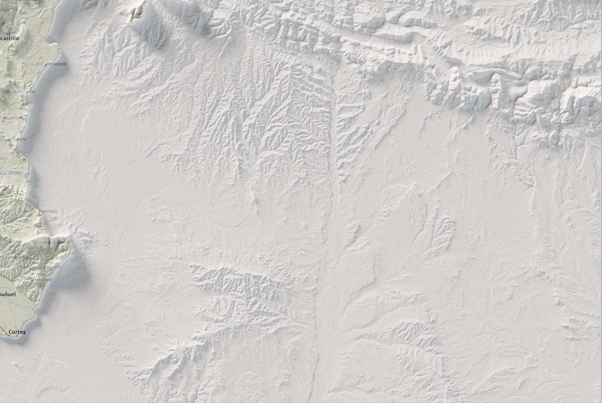 Euskal Herria, Cartogràfic, 61 × 91 cm: detall inferior dret.