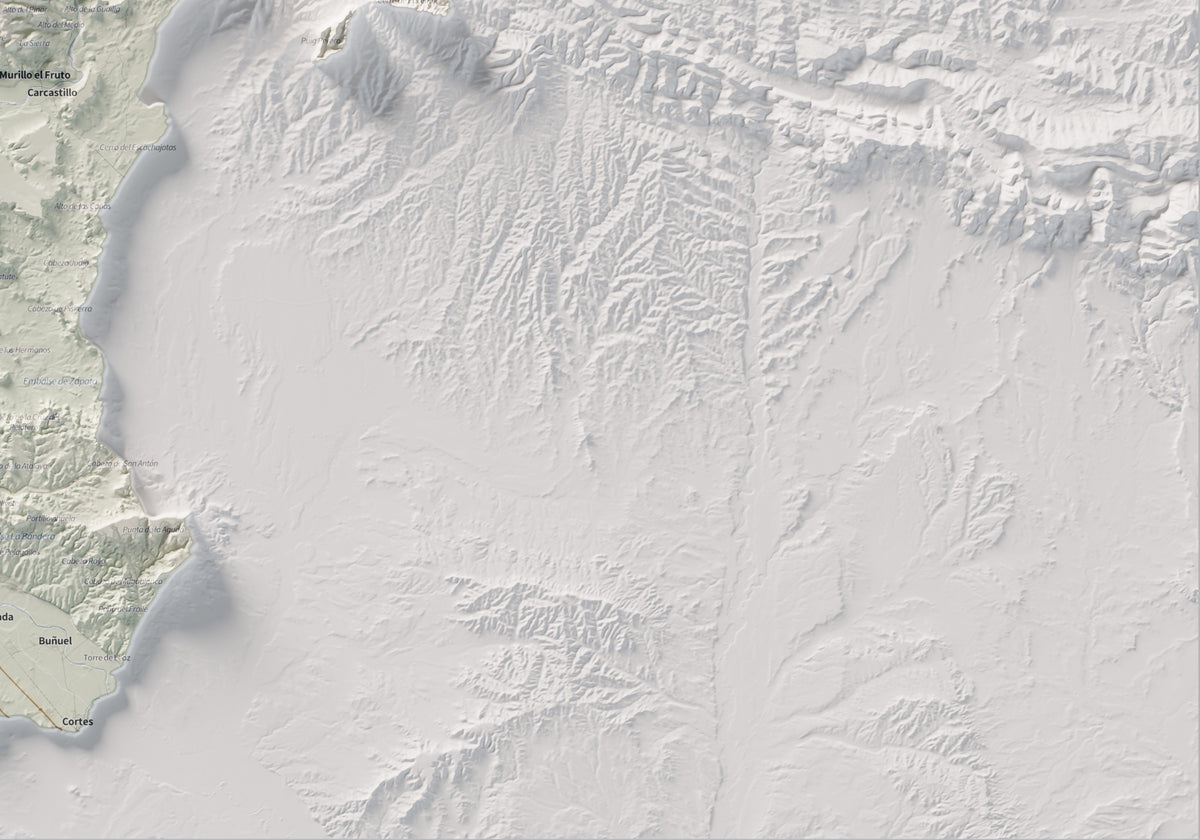 Euskal Herria, Cartogràfic, 70 × 100 cm: detall inferior dret.