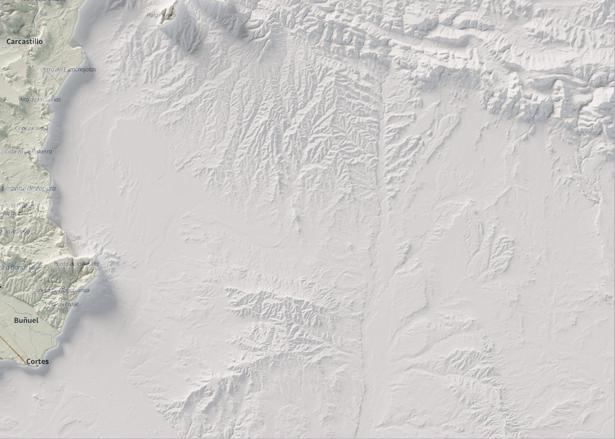 Euskal Herria, Cartogràfic, 50 × 70 cm: detall inferior dret.