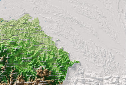 Euskal Herria, Clàssic, 61 × 91 cm: detall superior dret.