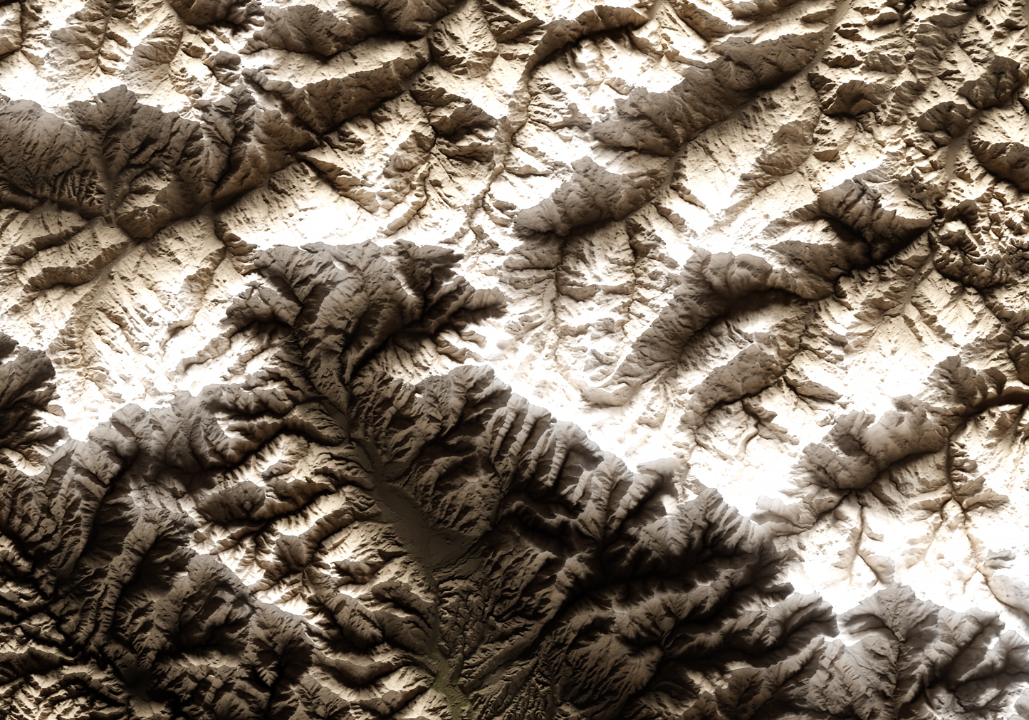ALPES APUANOS. Mapa de relieve en colores terrosos.