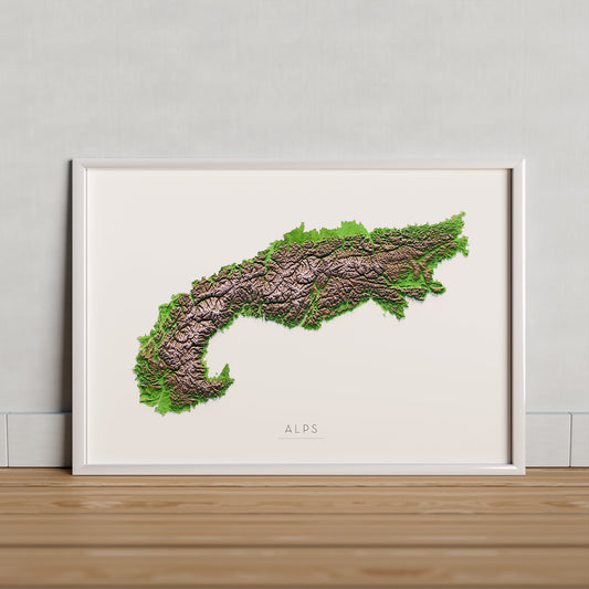 ELS ALPS. Mapa artístic.