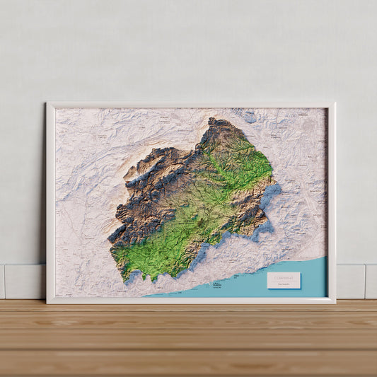 CORPINNAT. Mapa topográfico.