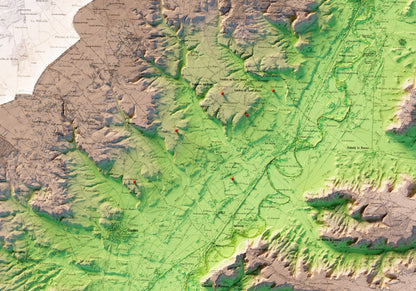 DO CIGALES. Mapa topográfico.