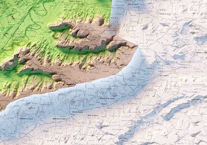 DO CIGALES. Mapa topográfico.